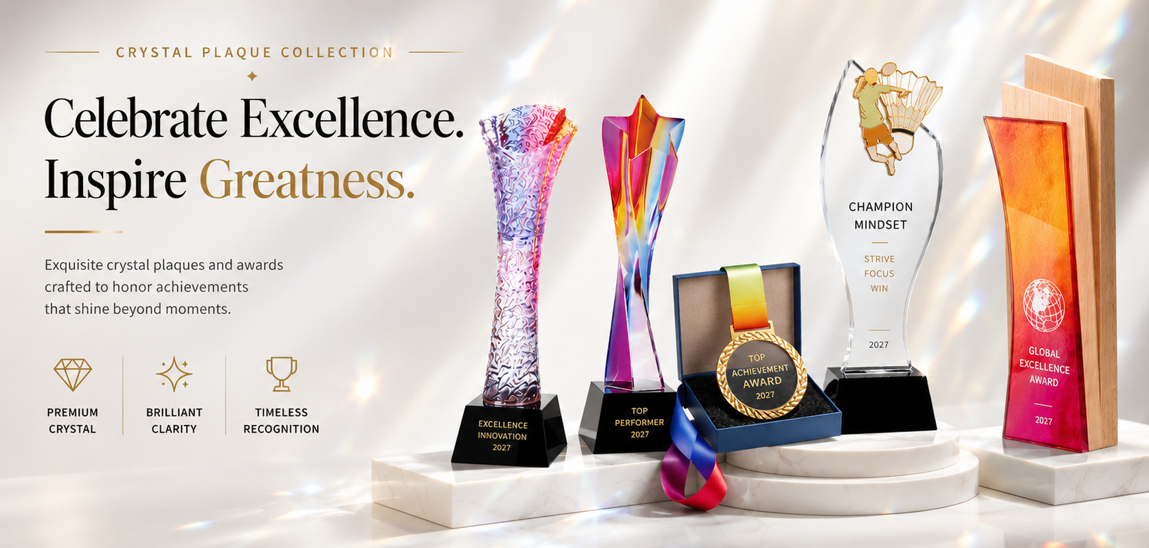 Crystal Plaque Collection
