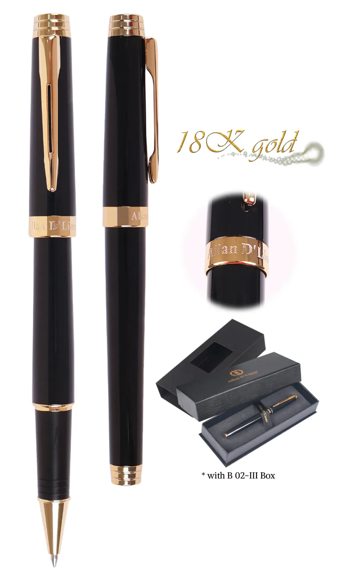 [AG-6666-R] METAL PEN (BK)