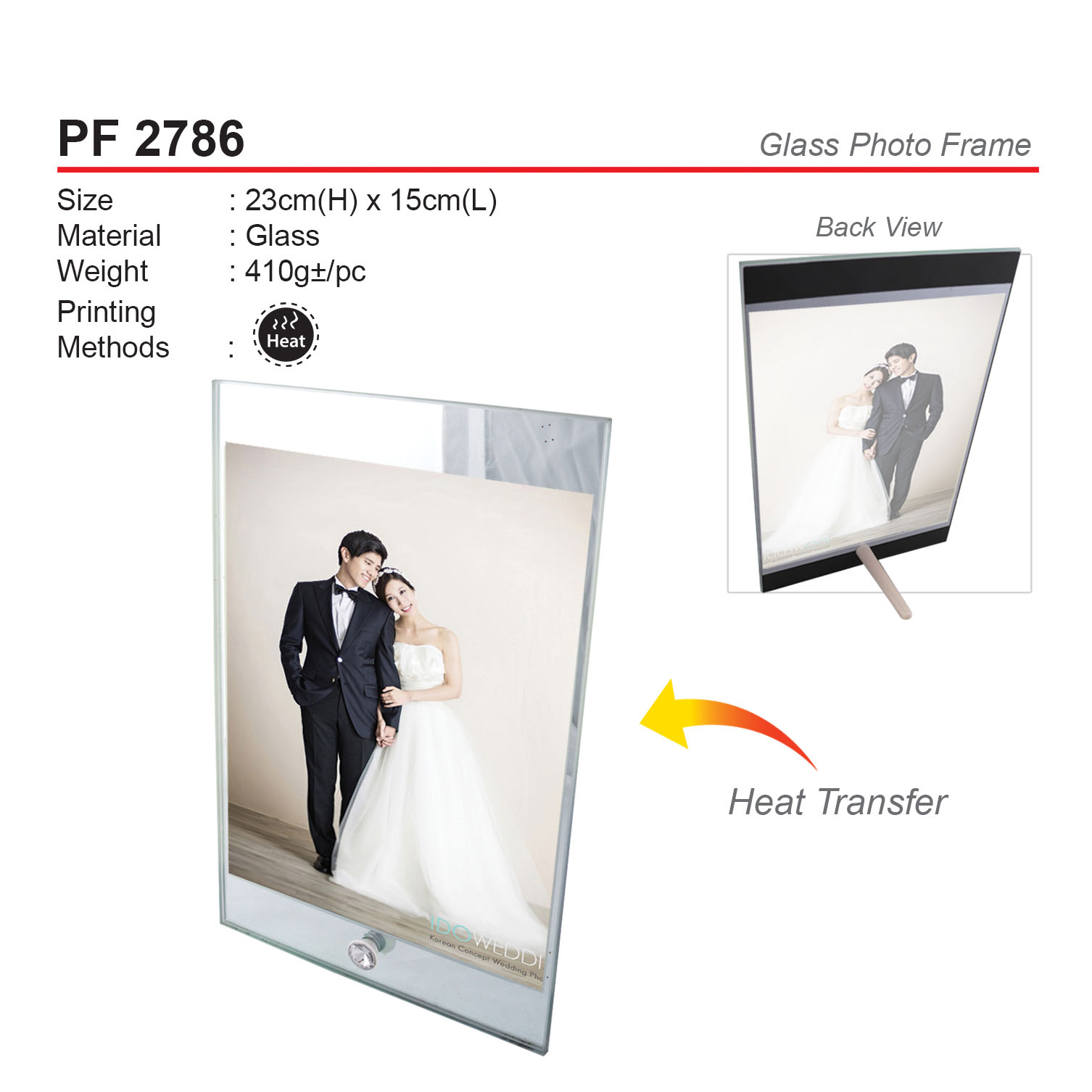 GLASS PHOTO FRAME