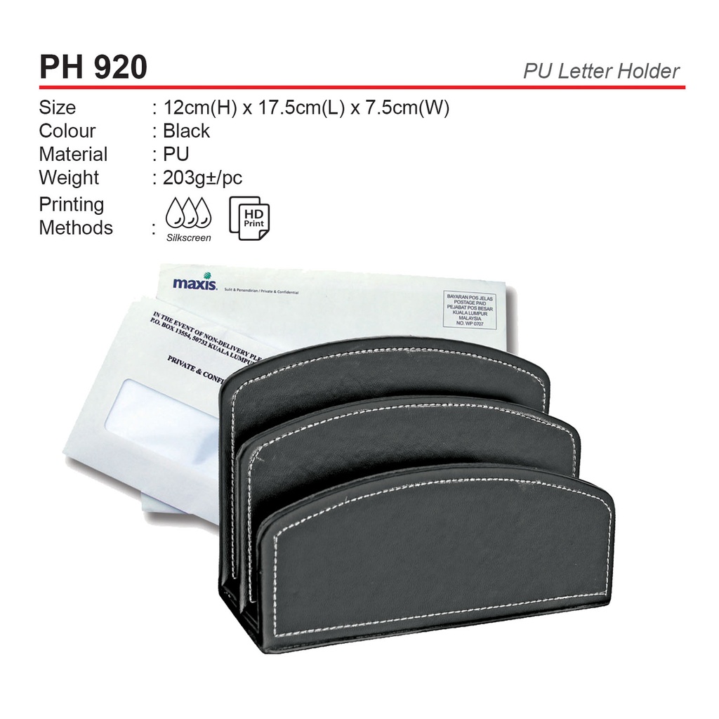 [PH-920] PU LETTER HOLDER