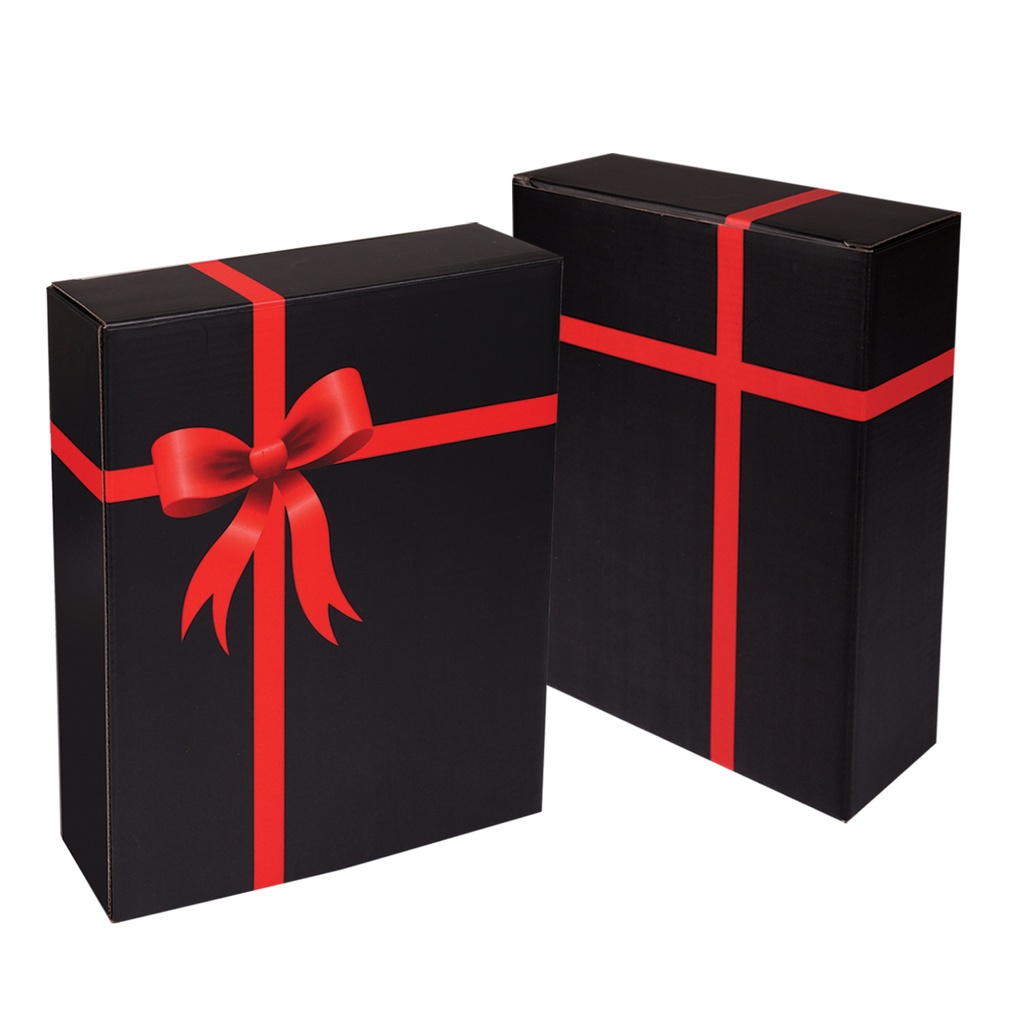 [B-180] RIBBON GIFT BOX (BK)