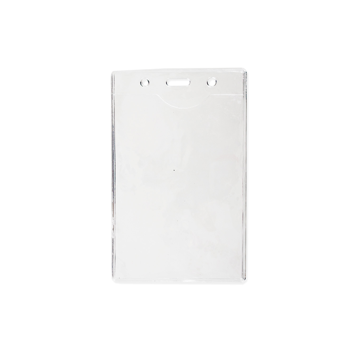 TRANSPARENT PVC ID CARD HOLDER
