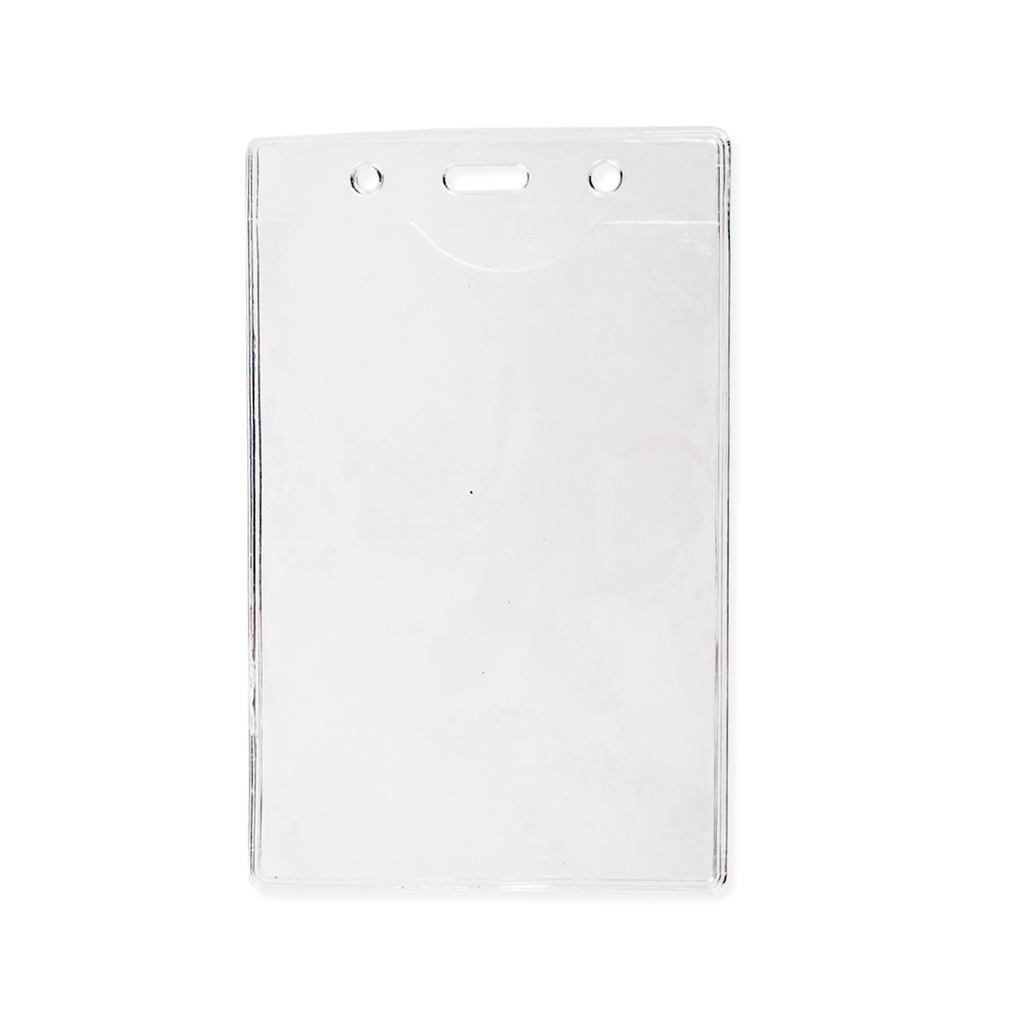 TRANSPARENT PVC ID CARD HOLDER
