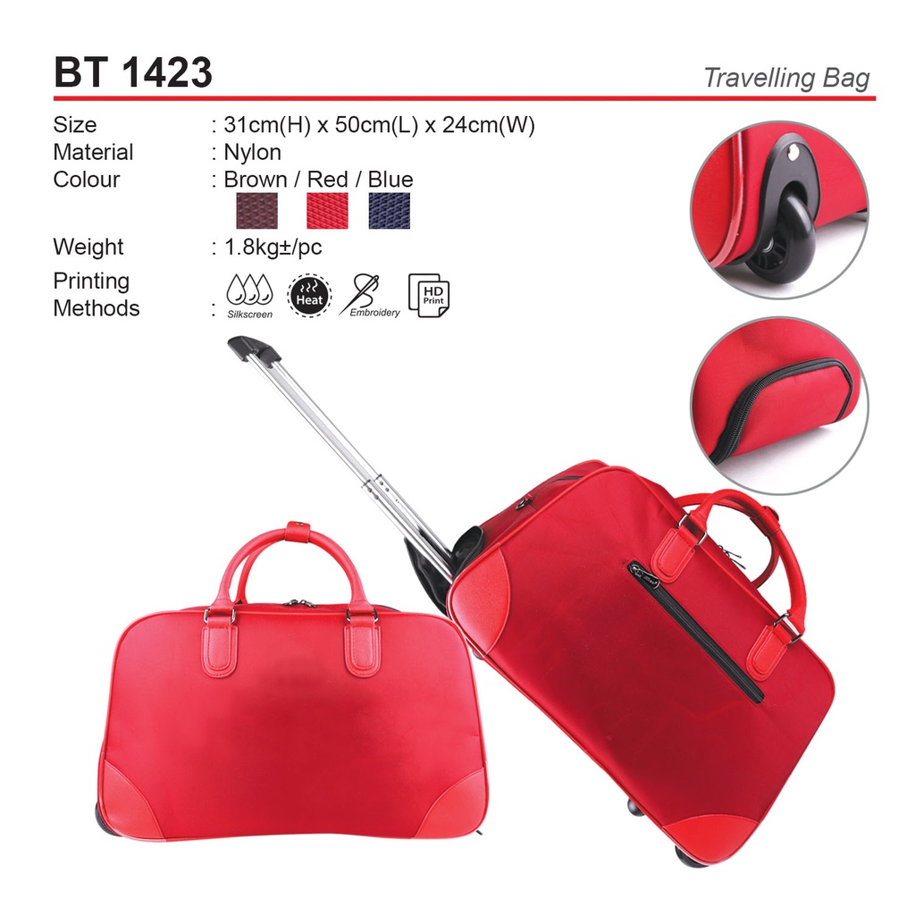 [BT-1423-RD] TRAVELLING BAG