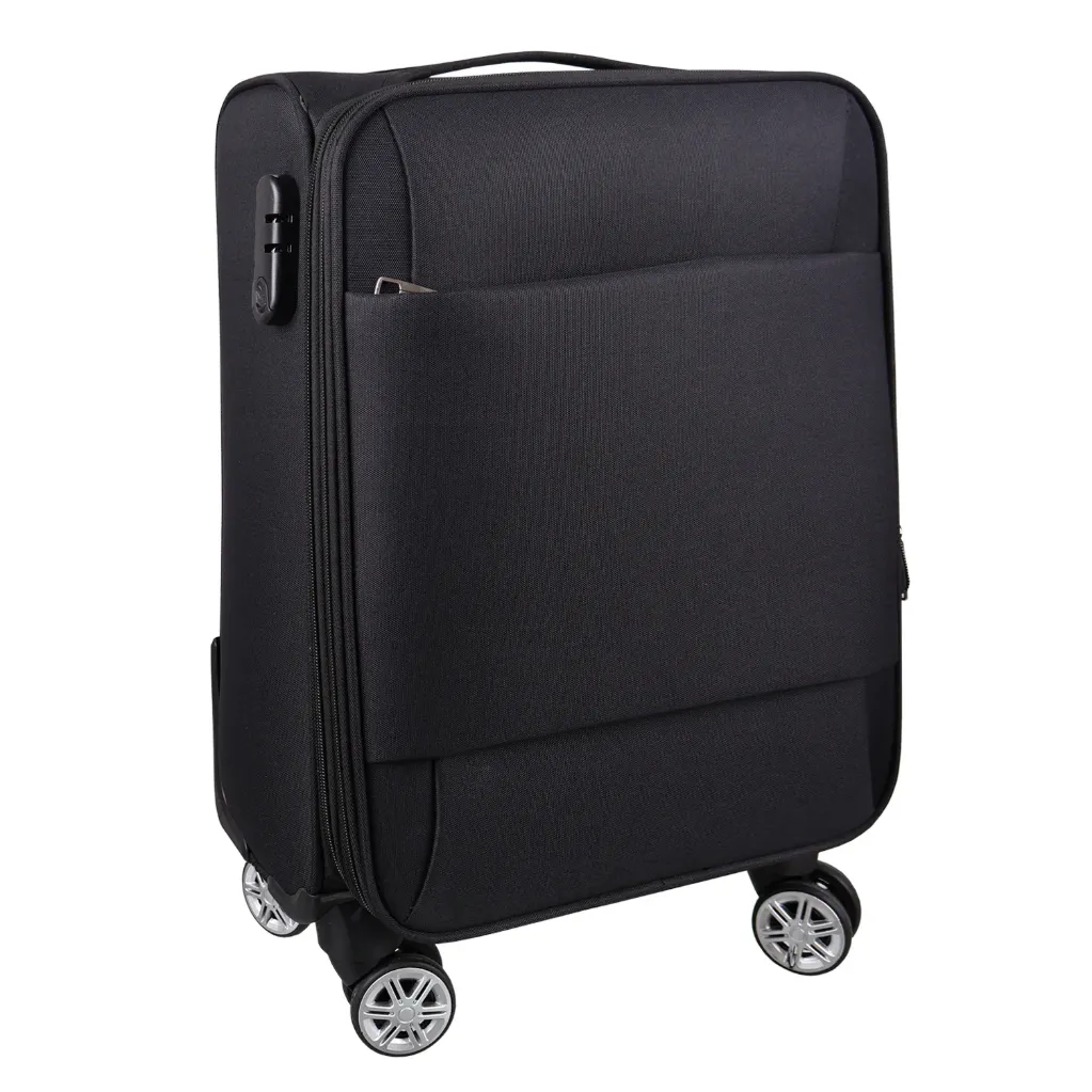 [BL-1903-IV-BK] TROLLEY LUGGAGE SUITCASE