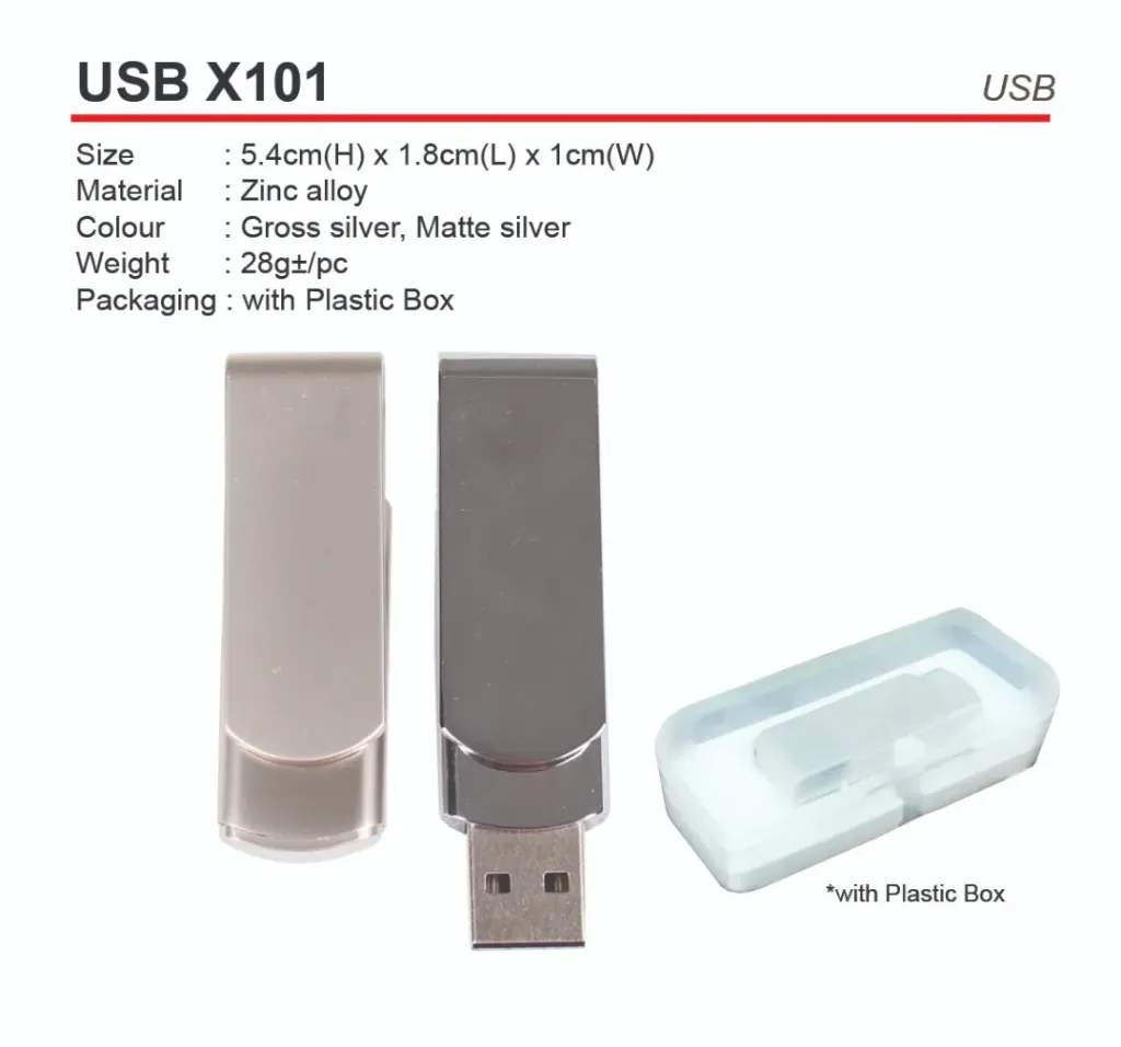 [USB-101-SIL] USB SERIES  + BOX A [16 GB]