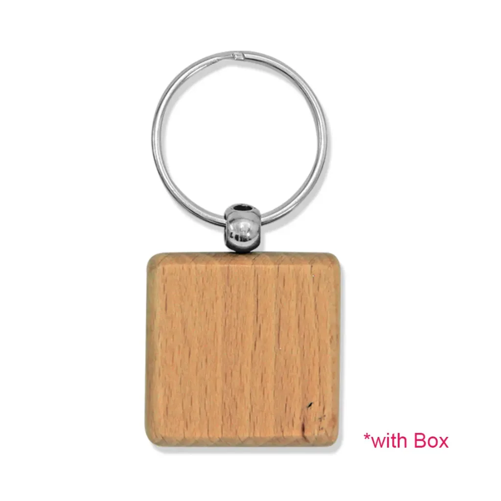 [C-627] WOODEN KEYCHAIN