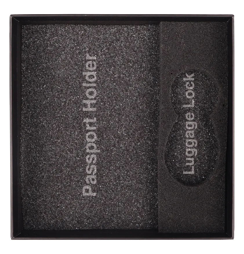 SPONGE FOR PASSPORT HOLDER + LUGGAGE LOCK