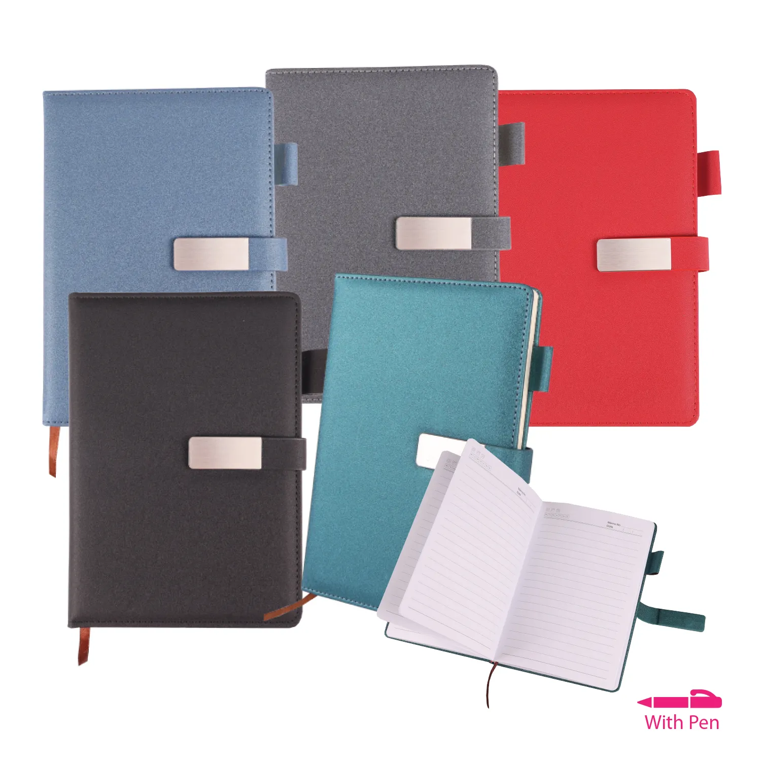 NOTEBOOK WITH PEN & PAPER SLEEVE