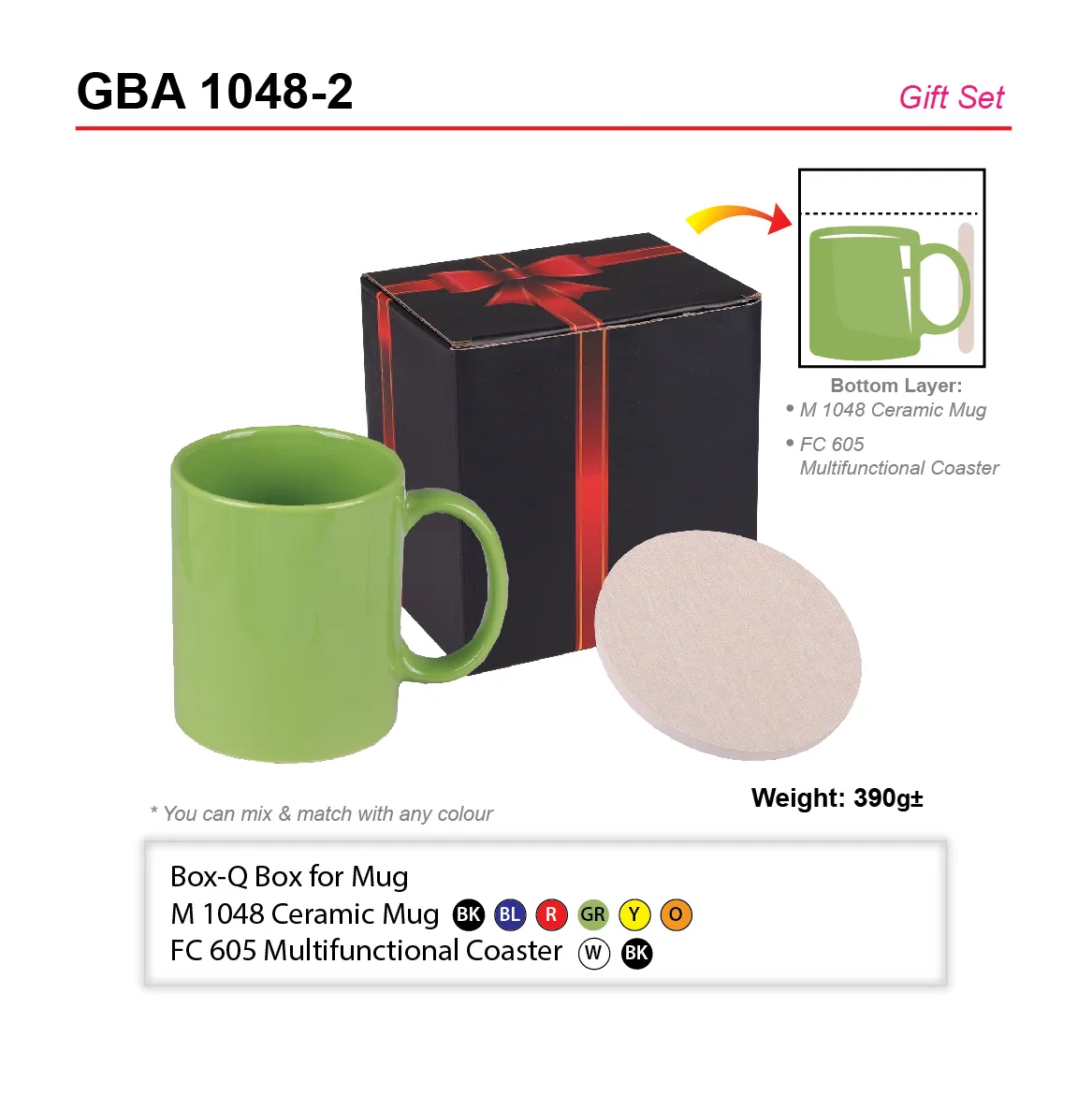 GIFT SET-BOX-Q+M 1048+FC 605