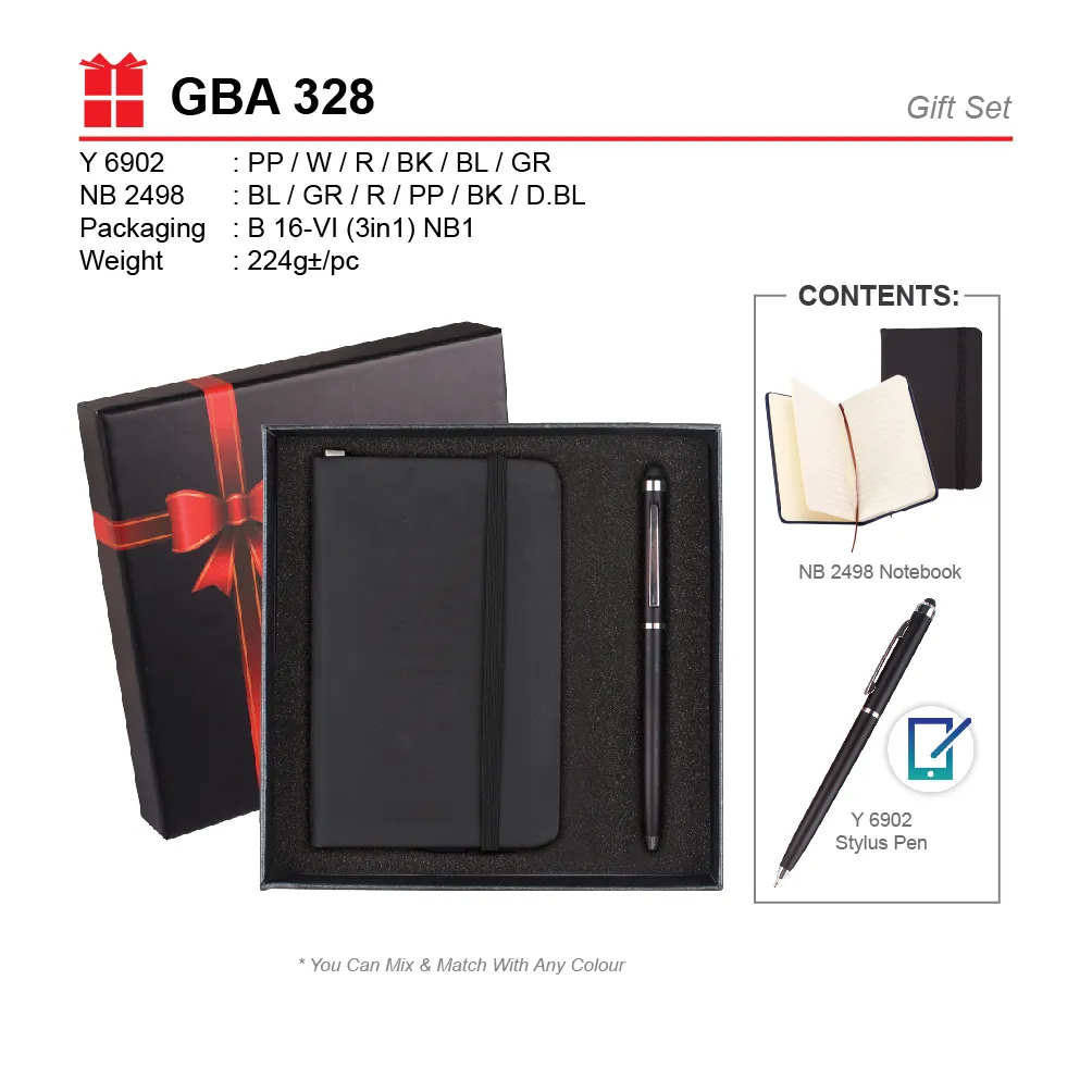 GIFT SET-Y 6902+NB 2498+B 16-VI(3 IN 1)H