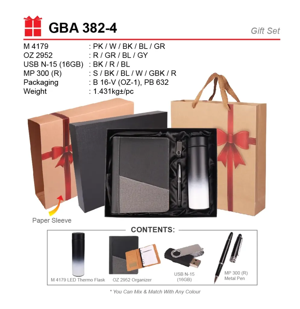 GIFT SET-M 4179+OZ 2952+MP 300-R+USB 15+B 16-V(OZ1)+PB 632