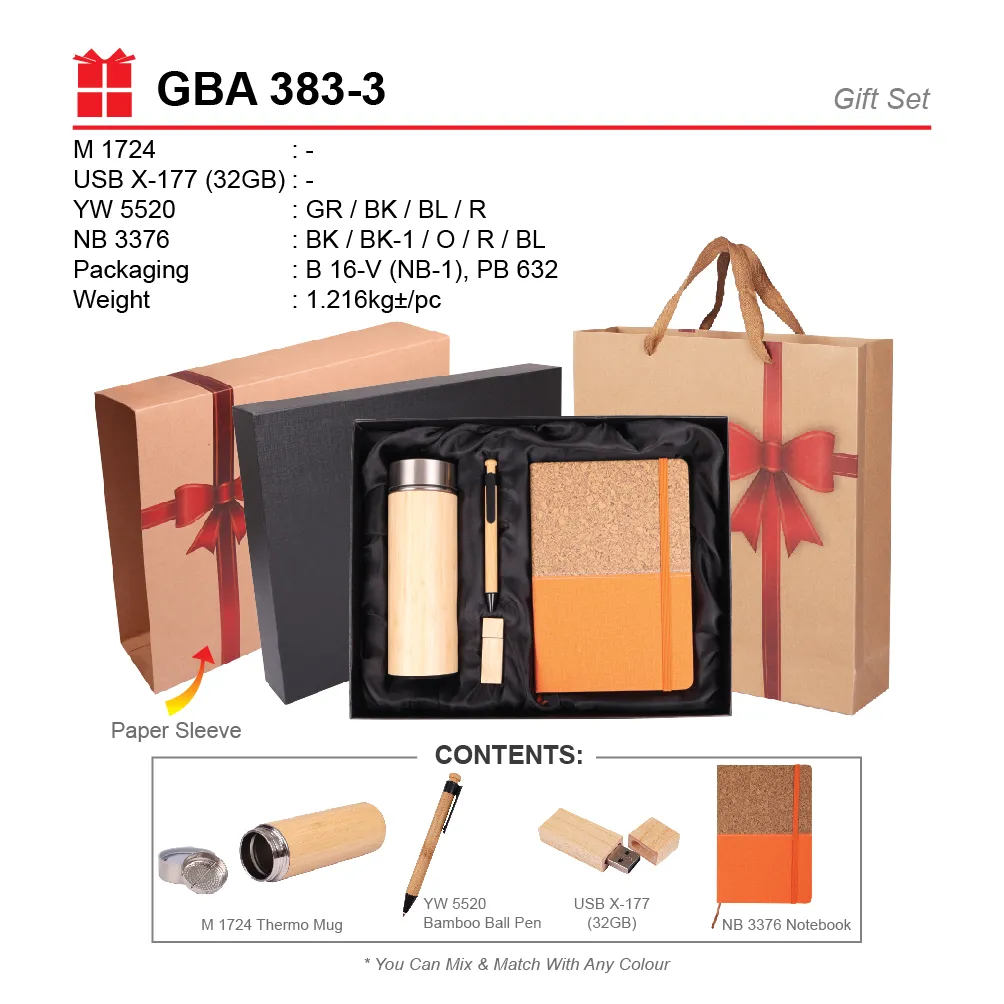 GIFT SET-M 1724+USB X-177+YW 5520+NB 3376+B 16-V(NB1)+PB 632