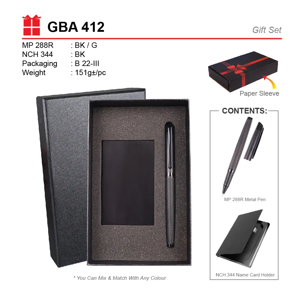GIFT SET-MP 288-R+NCH 344+B 22-III(C)