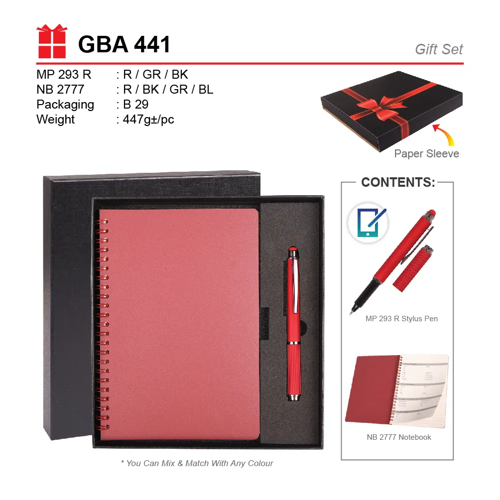 GIFT SET-MP 293-R+NB 2777+B 29
