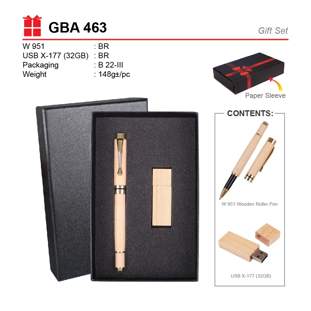 GIFT SET-W 951+USB X-177+B 22-III(D)