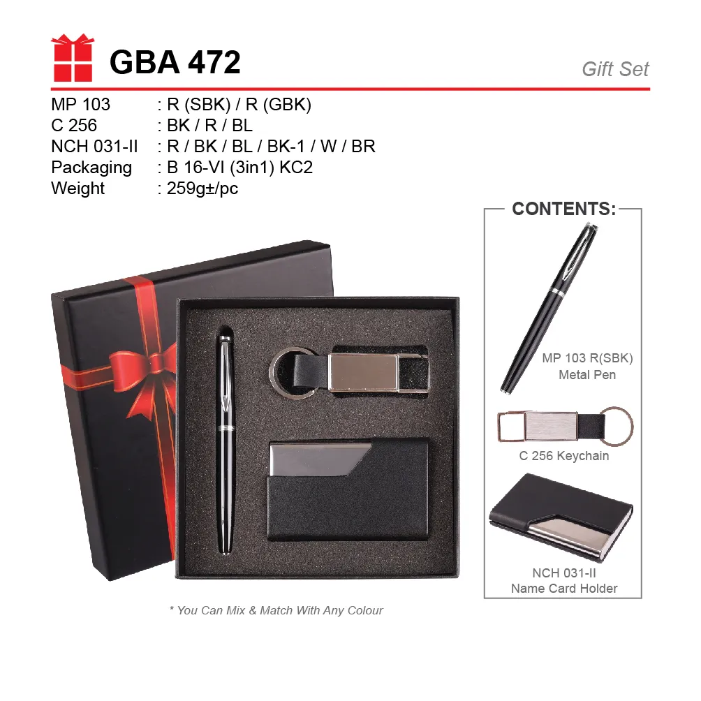 GIFT SET-MP 103-R+C 256+NCH 031-II+B 16-VI(C)