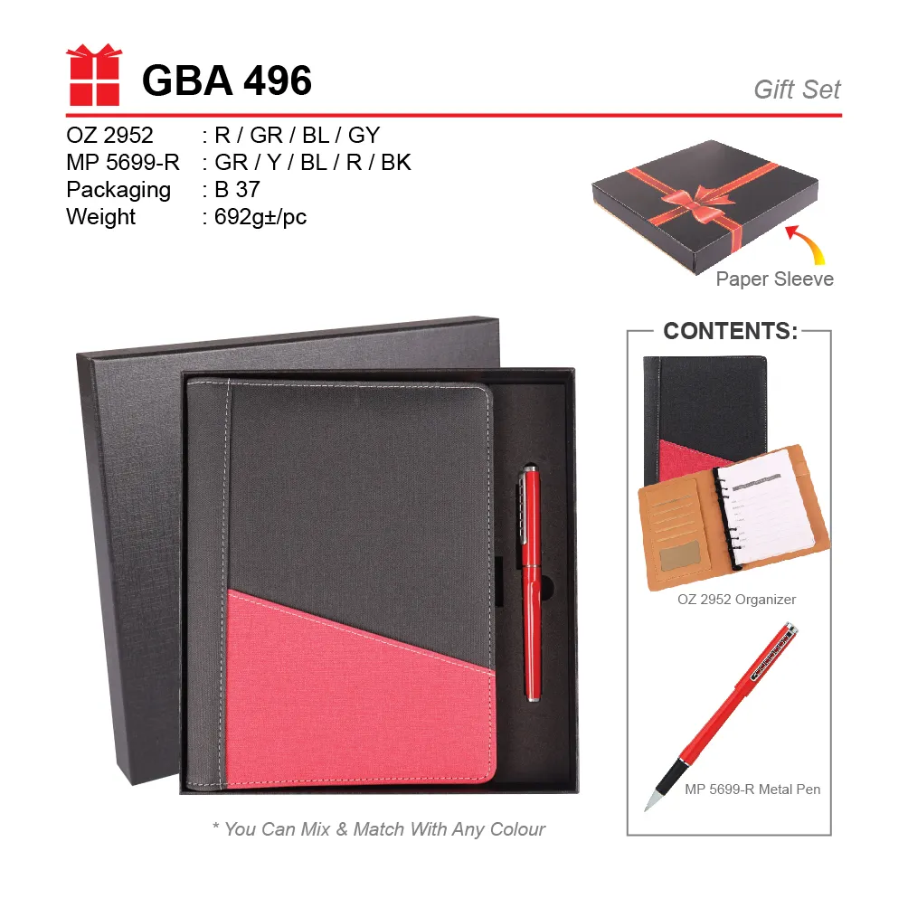 GIFT SET-OZ 2952+MP 5699-R+B 37