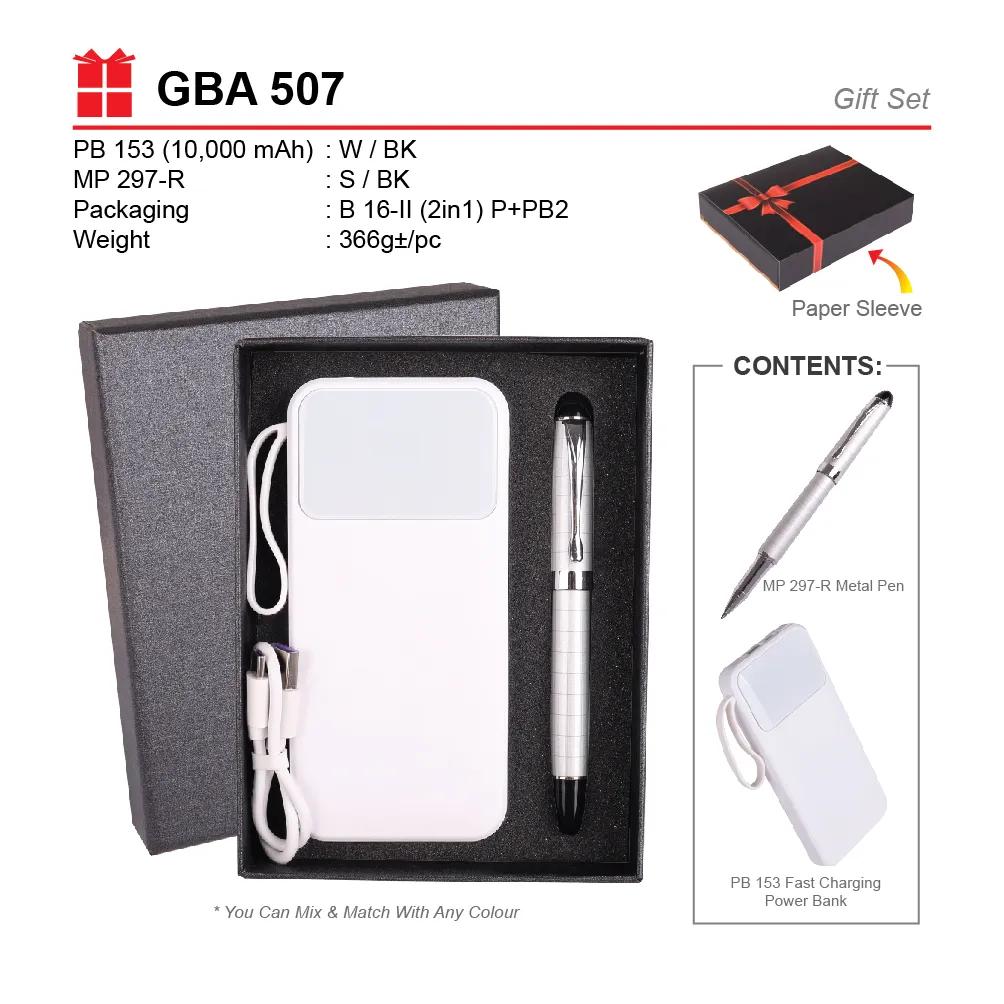 GIFT SET-PB 153+MP 297-R+B 16-II(2 IN 1)D