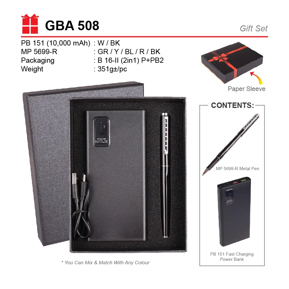 GIFT SET-PB 151+MP 5699-R+B 16-II(2 IN 1)D