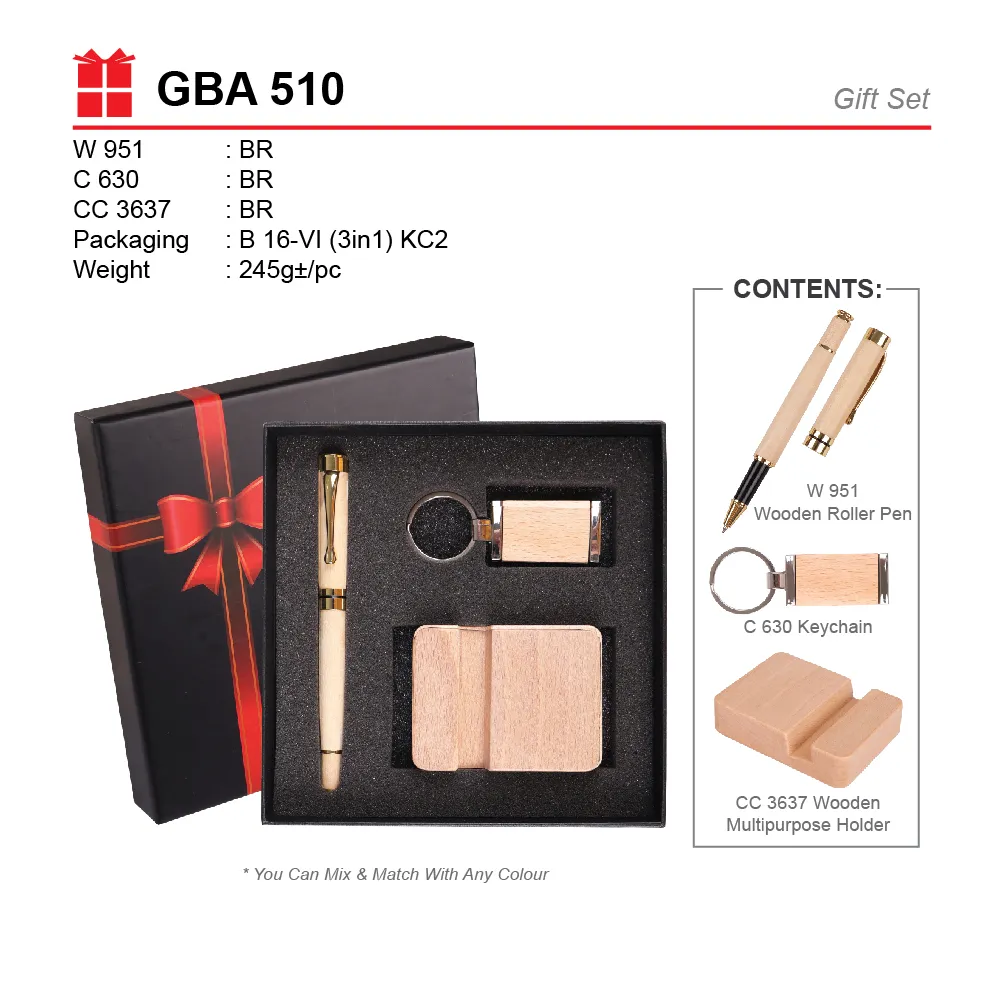 GIFT SET-W 951+C 630+CC 3637+B 16-VI(C)