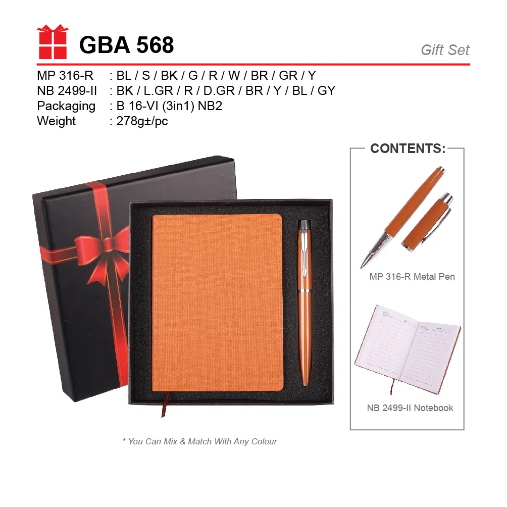 GIFT SET-MP 316-R+NB 2499-II+B 16-VI(J)
