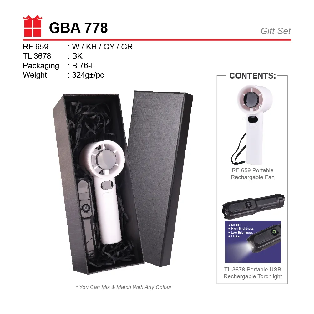 GIFT SET-RF 659+TL 3678+B 76-II
