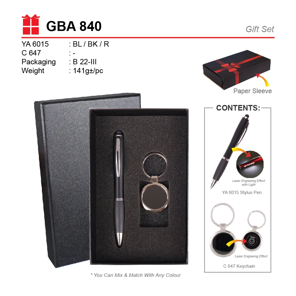 GIFT SET-YA 6015+C 647+B 22-III(A)