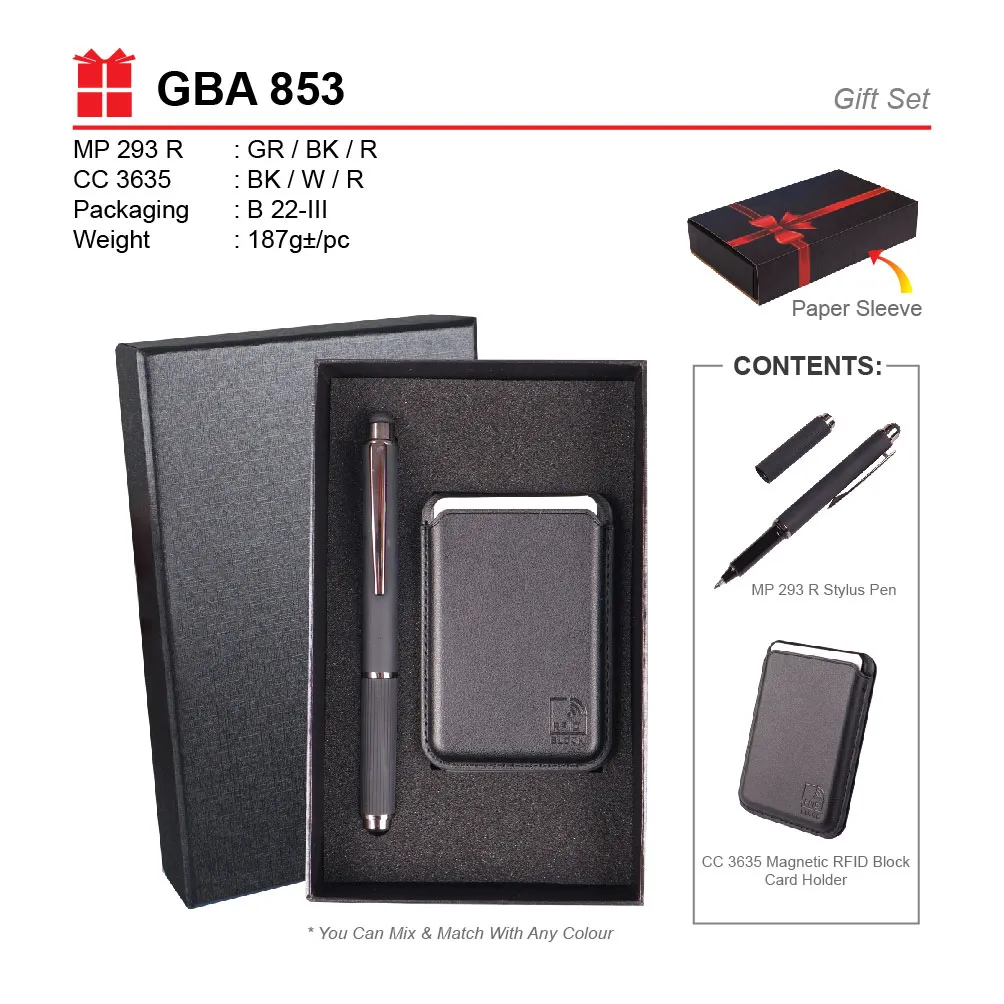 GIFT SET-MP 293-R+CC 3635+B 22-III(C)
