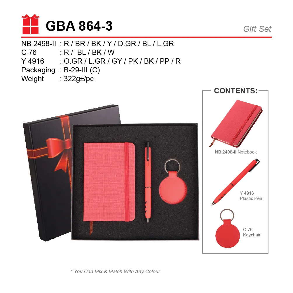 GIFT SET-NB 2498-II+C 76+Y 4916+B 29-II(C)
