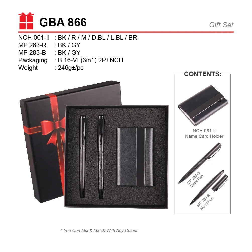 GIFT SET-NCH 061-II+MP 283-R+MP 283-B+B 16-VI(G)