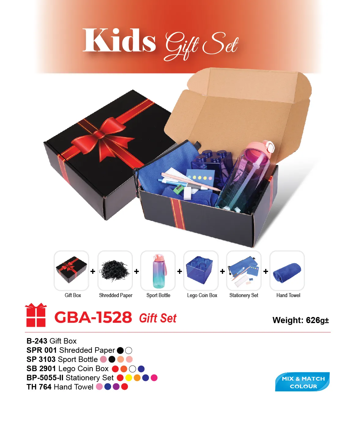 GIFT SET-B-243+SPR 001+SP 3103+SB 2901+BP-5055-II+TH 764
