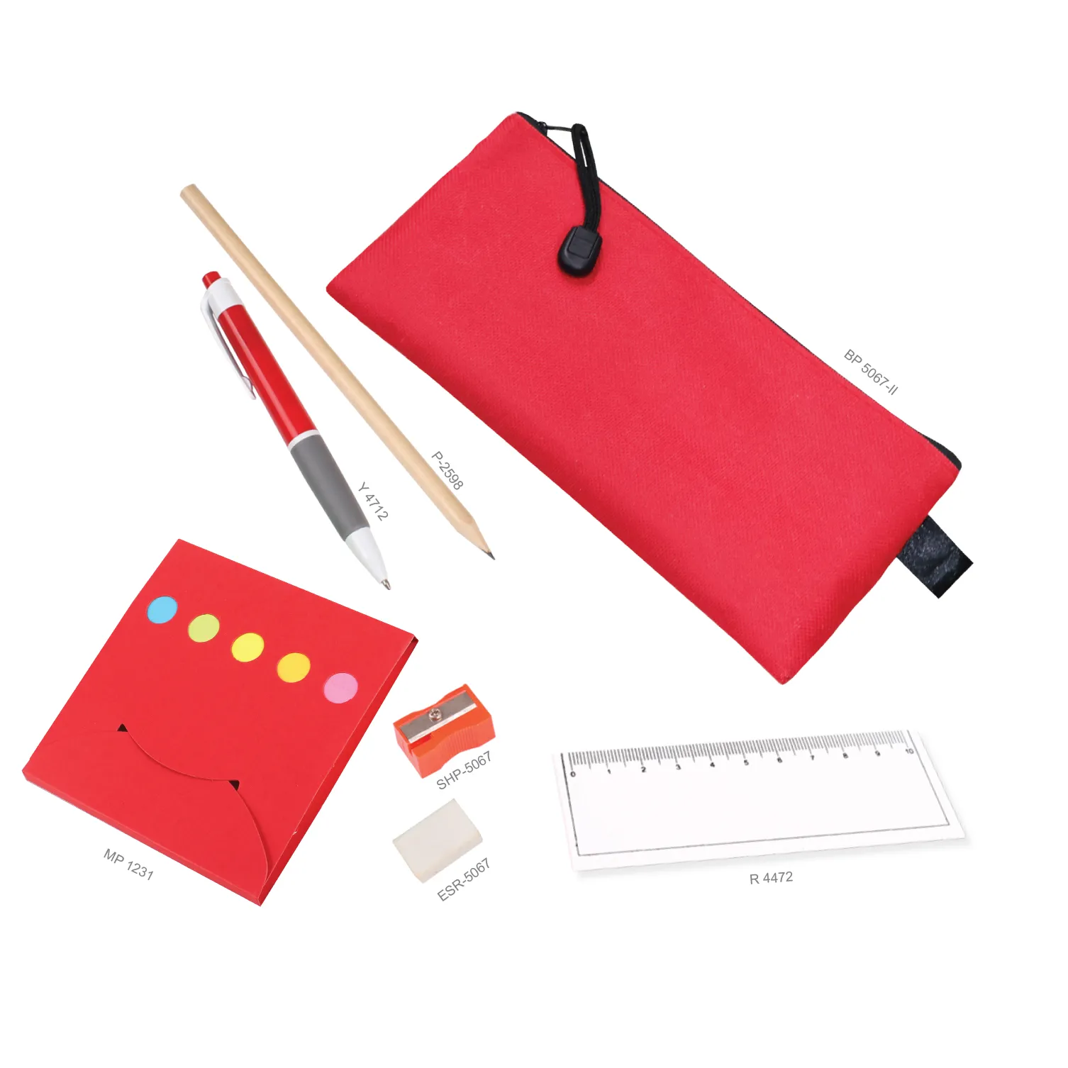 STATIONERY SET-BP 5067-II+Y 4712+MP 1231+SHP-5067+P-2598+R 4472+ERS-5067