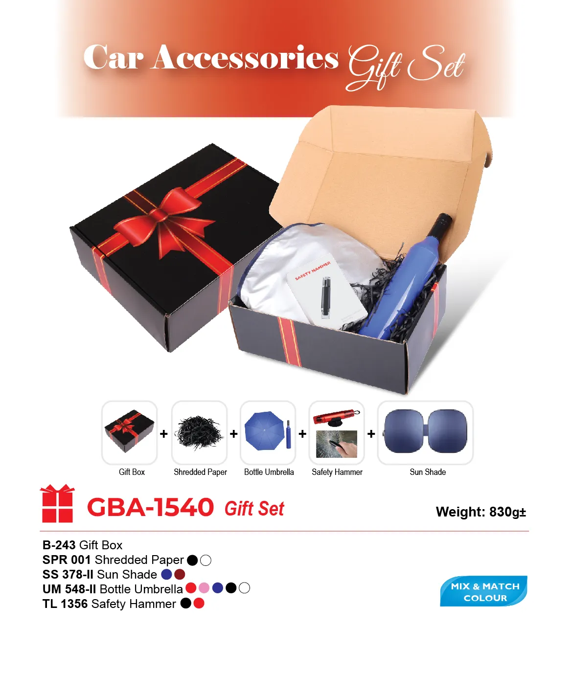 GIFT SET-B-243+SPR 001+SS 378-II+UM 548-II+TL 1356