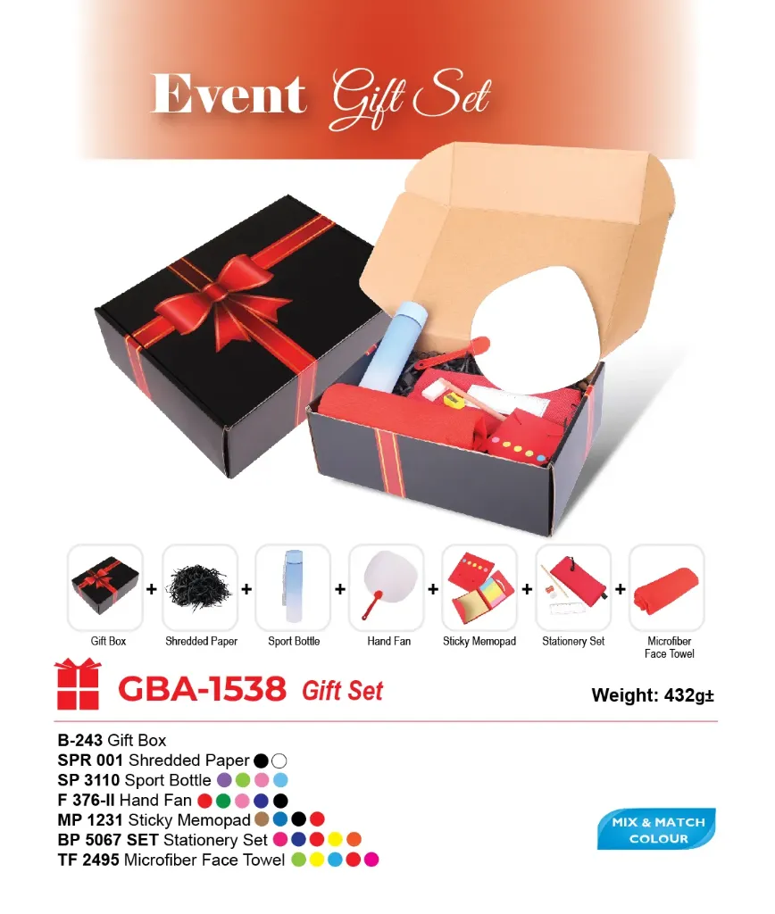 GIFT SET-B-243+SPR 001+SP 3110+F 376-II+MP 1231+BP-5067-SET+TF 2495