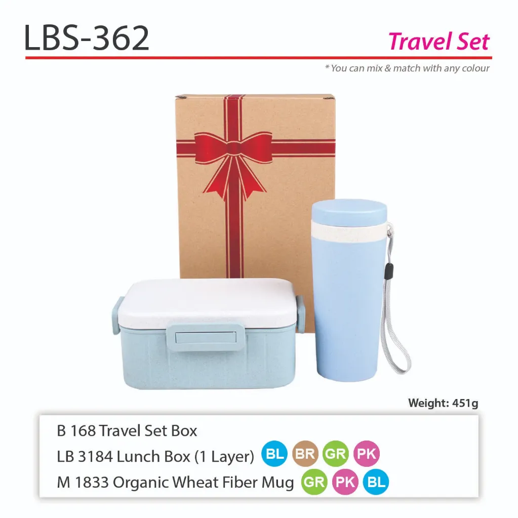 TRAVEL SET-LB 3184+M 1833+B 168