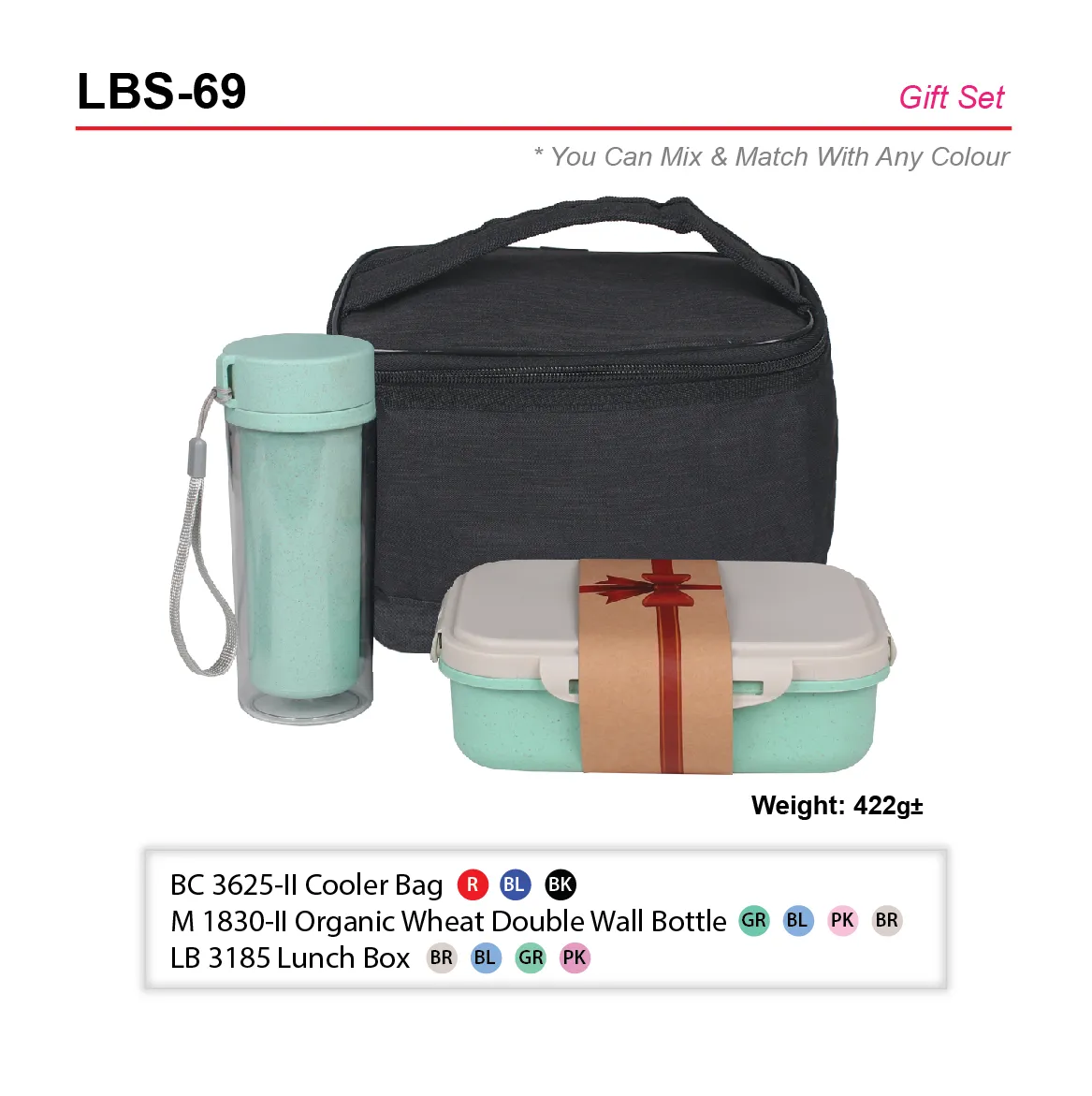 TRAVEL SET-BC 3625-II+M 1830-II+LB 3185