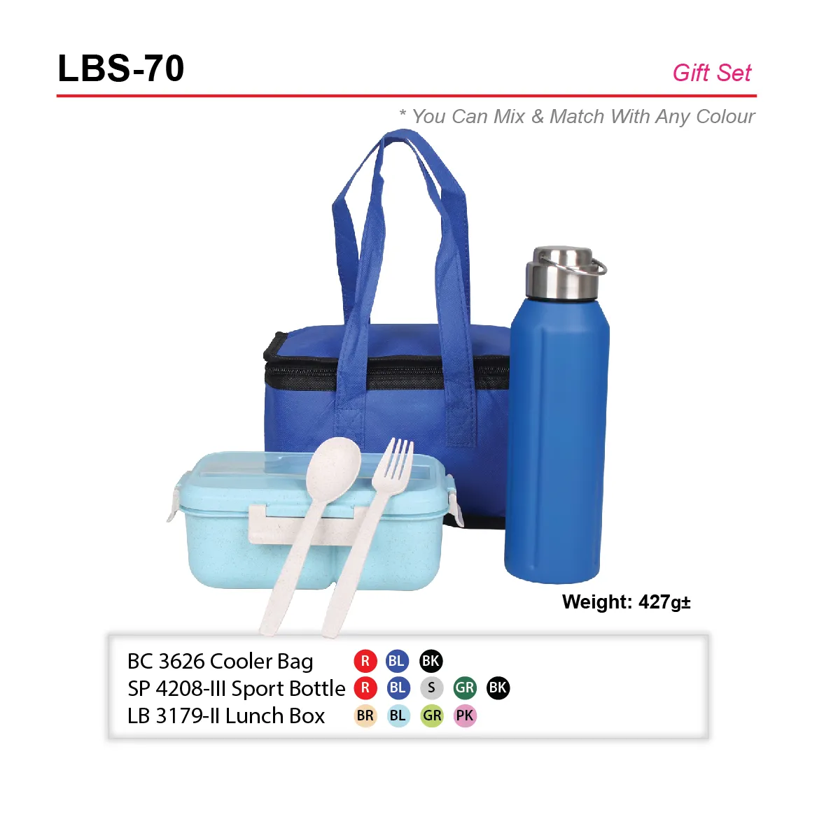 TRAVEL SET-BC 3626+SP 4208-III+LB 3179-II