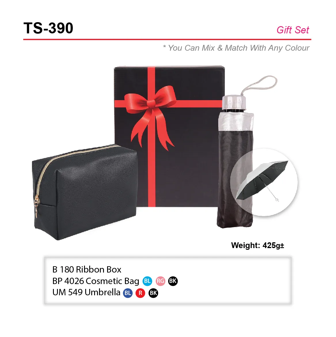 TRAVEL SET-BP 4026+UM 549+B 180