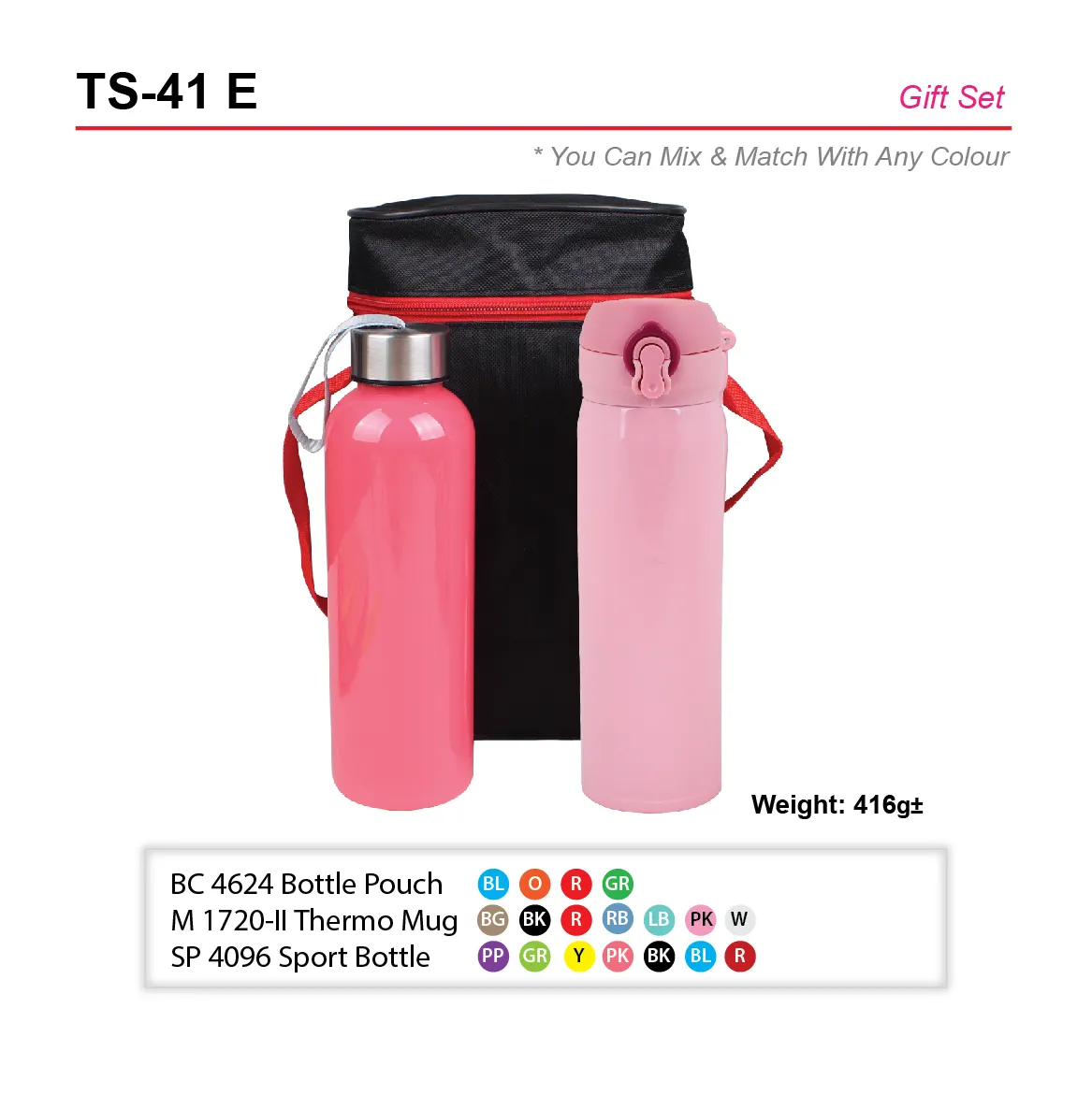 TRAVEL SET-BC 4624+M 1720-II+SP 4096
