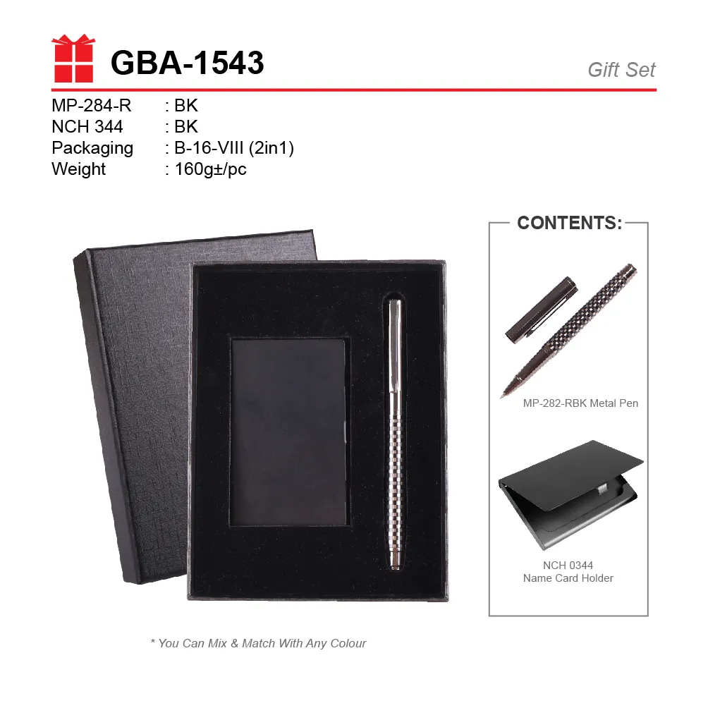 GIFT SET-MP-284-R+NCH 344+B 16-VIII(2 IN 1)E