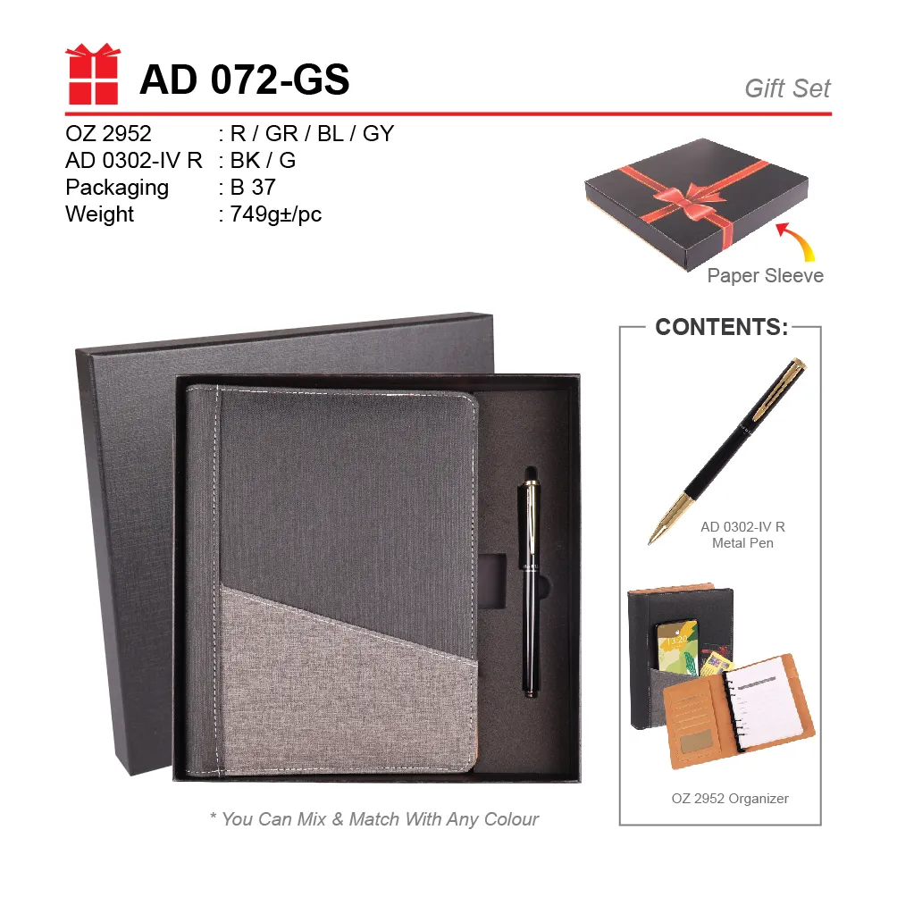 GIFT SET - OZ 2952 + AD 0302-IV + B 37