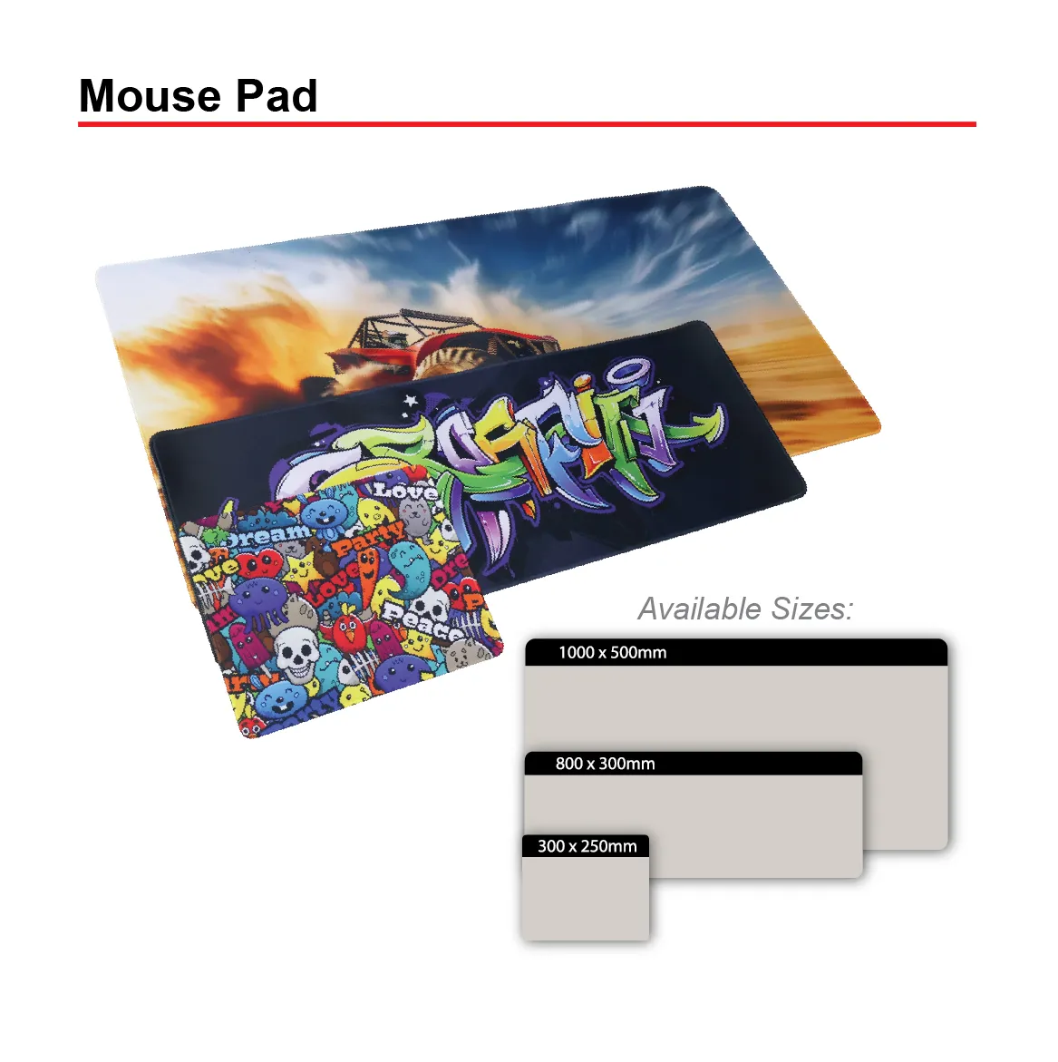 MOUSE PAD (WITH FULL COLOUR PRINTING)