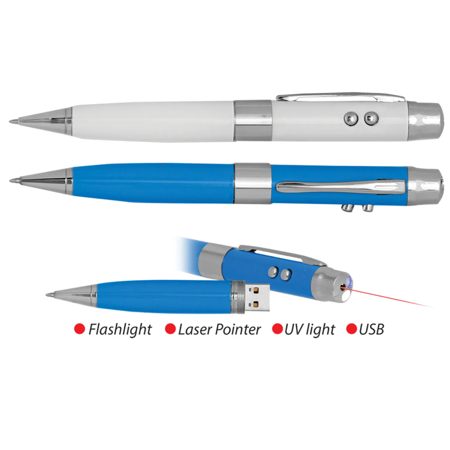 4 IN 1 METAL PENDRIVE PEN USB FLASH DRIVE