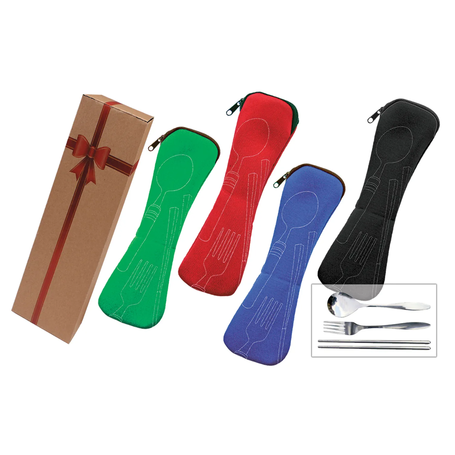 MEAL SET WITH POUCH + RIBBON BOX