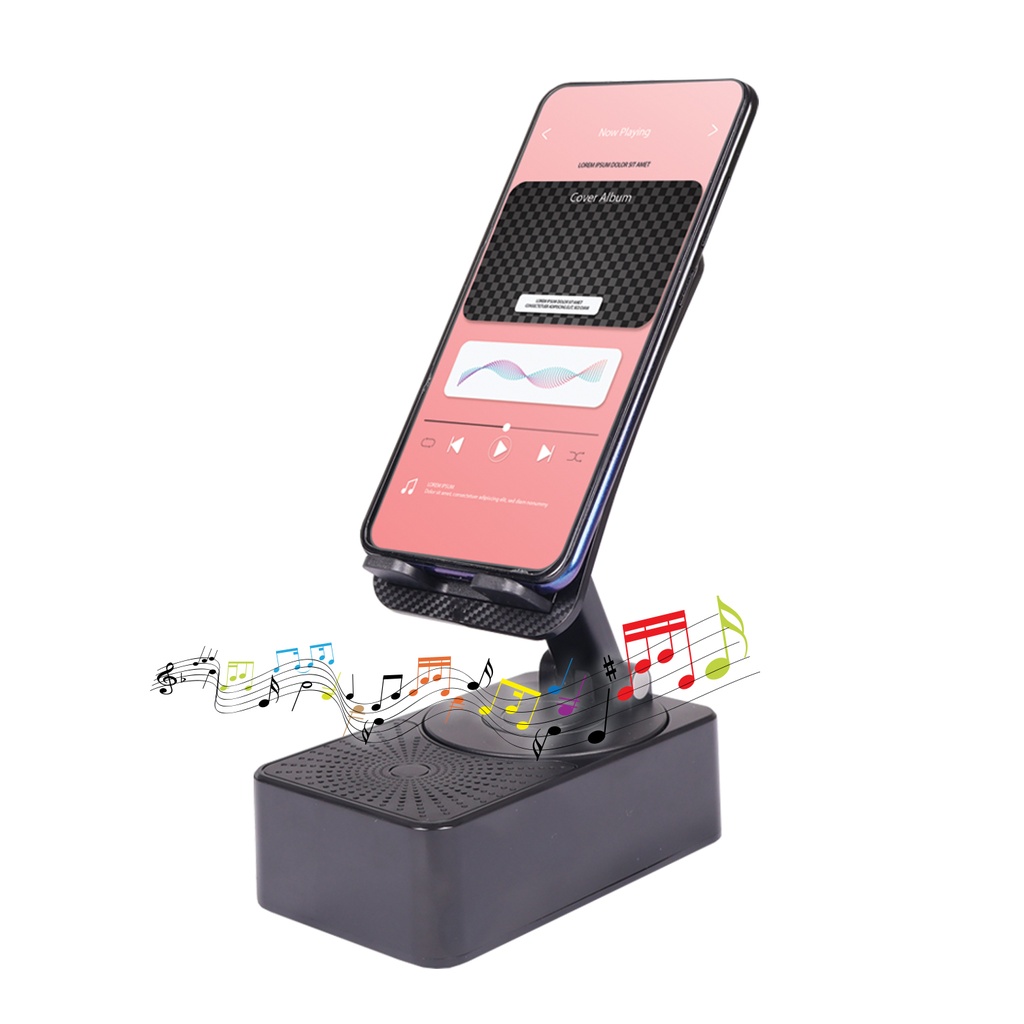 3 IN 1 PHONE HOLDER, POWERBANK, BLUETOOTH SPEAKER