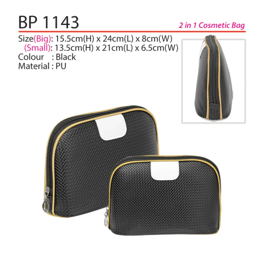 [BP-1143-BK] COMESTIC BAG