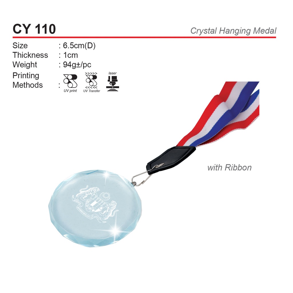 [CY-110] CRYSTAL HANGING METAL